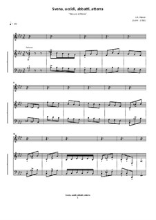 Svena, uccidi, abbatti, atterra (Siroe re di Persia): Svena, uccidi, abbatti, atterra (Siroe re di Persia) by Johann Adolph Hasse
