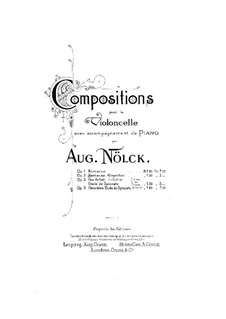 Twenty-Four Etudes. Etude No.2, Op.3: Score by August Nölck