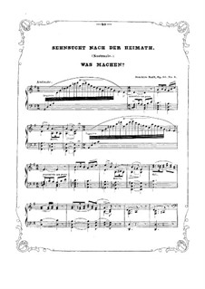 Schweizerweisen, Op.60: Nr.5 Sehnsucht nach der Heimath by Joseph Joachim Raff