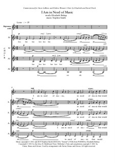 I am in Need of Music: I am in Need of Music by Stephen Smith