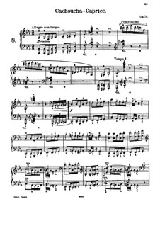 Cachoucha-Caprice, Op.79: For piano by Joseph Joachim Raff