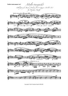 Molto tranquillo: Treble Instrument in C by Stephen Smith