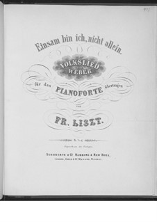 Transcription on Theme from 'Preciosa' by Weber, S.453: Transcription on Theme from 'Preciosa' by Weber by Franz Liszt