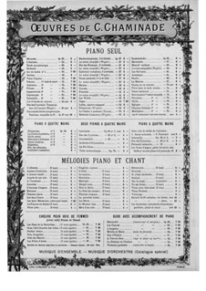 Pièces Romantiques, Op.55: Complete set by Cécile Chaminade