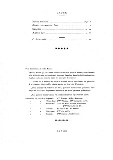 Mass for Three Voices: Vocal score by André Caplet