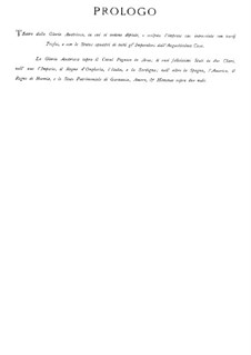 Il pomo d'oro (The Golden Apple): Prologue by Pietro Antonio Cesti