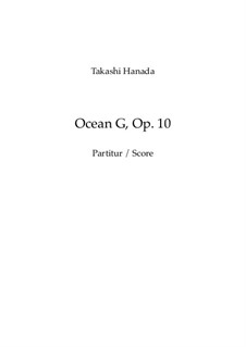 Ocean G, Op.10: Ocean G by Takashi Hanada