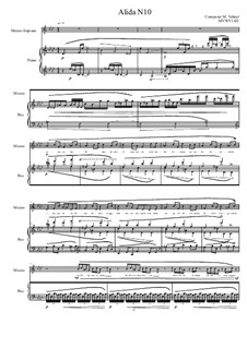 Alida No.10 songs of Awareness for Mezzo soprano and piano, MVWV 1421: Alida No.10 songs of Awareness for Mezzo soprano and piano by Maurice Verheul