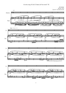 An extra song based on the lyrics of Lyrics C. Leconte de Lisle: Alida 4a, MVWV1422: An extra song based on the lyrics of Lyrics C. Leconte de Lisle: Alida 4a by Maurice Verheul