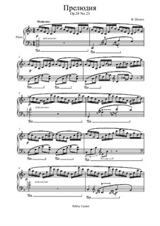 No.23 in F Major: For piano by Frédéric Chopin