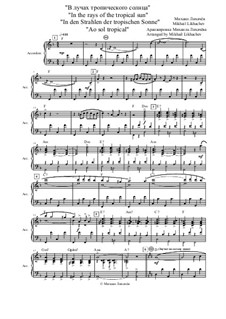 In the rays of the tropical sun: For accordion by Mikhail Likhachov