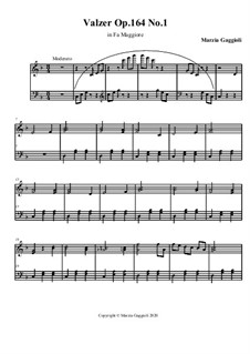 Valzer No.1 in Fa Maggiore, Op.164: Valzer No.1 in Fa Maggiore by Marzia Gaggioli