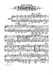 Tarantelle: For piano by Franz Doppler