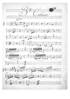 Geneviève de Brabant: Violins II part by Jacques Offenbach