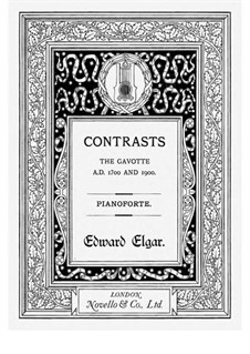 Three Characteristic Pieces, Op.10: No.3 Contrasts by Edward Elgar