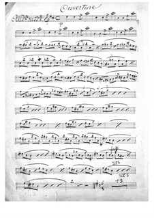 La rose de Saint-Flour: Violins I part by Jacques Offenbach