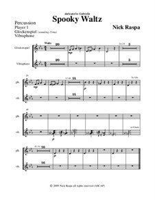 Complete set: Percussion Player 1 part by Nick Raspa
