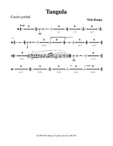 No.2 Tangula: Cymbals part by Nick Raspa