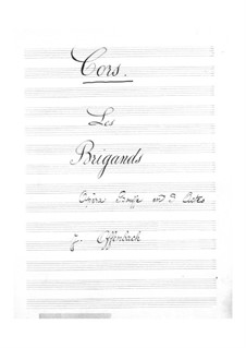 Les brigands (The Bandits): Horns part by Jacques Offenbach