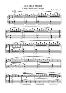 Five Waltzes for Guitar: Walz No.4 in E Minor by Ferdinando Carulli