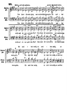 Der Herr ist mein Hirt: A Major by Bernhard Klein