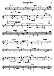 Singing softly: Singing softly by Theodoros Panagopoulos