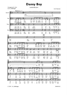 Vocal version: For Chor-SATB by folklore