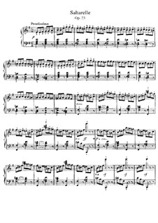 Saltarelle, Op.23: For piano by Charles-Valentin Alkan