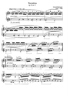 Twenty-Six Short Pieces for Piano, Op.8: No.1 Toccatina by Samuil Moiseevich Maykapar