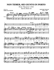 Non temer, sei giunto in porto: Non temer, sei giunto in porto by Antonio Vivaldi