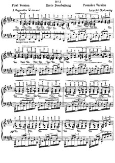 Trois Nouvelles Études (Three New Etudes): Etude No.2 in E Major (First Version) by Leopold Godowsky