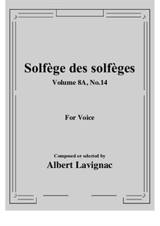 Volume 8A: No.14 by Albert Lavignac
