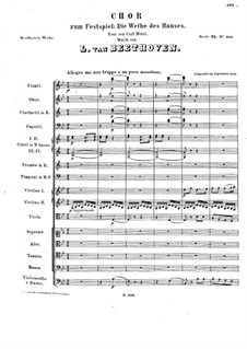 Wo sich die Pulse. Chor zum Festspiel 'Die Weihe Des Hauses', WoO 98: Wo sich die Pulse. Chor zum Festspiel 'Die Weihe Des Hauses' by Ludwig van Beethoven