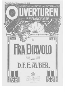 Overture: For piano by Daniel Auber