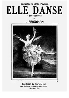 Cinq Causeries, Op.10: No.5 Elle Danse by Ignaz Friedman