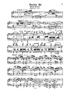 Francesca da Rimini: Act II – Piano-vocal score by Hermann Goetz