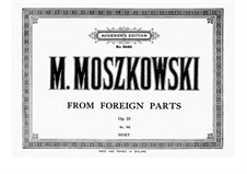 From Foreign Parts, Op.23: Nos.5-6 by Moritz Moszkowski