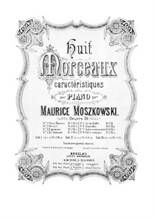 Eight Characteristic Pieces, Op.36: No.1 Pièce rococo by Moritz Moszkowski