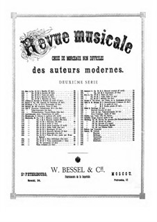 Suite for Orchestra No.1, Op.39: Version for piano by Moritz Moszkowski