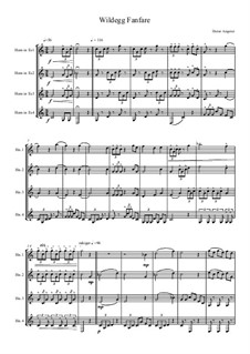 Wildegg Fanfare, Op.151: Wildegg Fanfare by Dieter Angerer