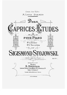 Deux Caprices - Etudes, Op.2: No.1 Fileuse by Zygmunt Stojowski
