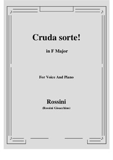 L'italiana in Algeri (The Italian Girl in Algiers): Cruda sorte by Gioacchino Rossini