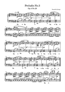 Preludio No.3, Op.4 No.29: Preludio No.3 by Beautiful things Martínez