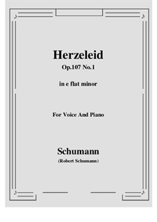 No.1 Herzeleid: E flat minor by Robert Schumann