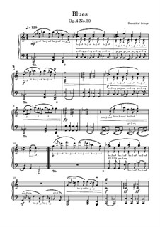 Blues, Op.4 No.30: Blues by Franco Martínez Secco