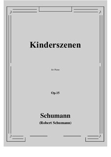 Complete set: For piano by Robert Schumann