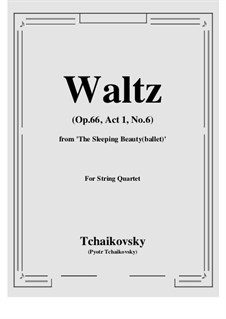 Waltz: For string quartet by Pyotr Tchaikovsky