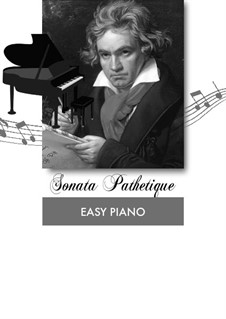 Movement I: Thema (easy piano) by Ludwig van Beethoven