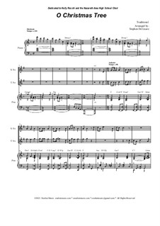Instrumental version by S. DeCesare: Duet for Soprano and Tenor Saxophone by folklore