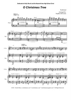 Instrumental version by S. DeCesare: For Soprano Saxophone and Piano by folklore